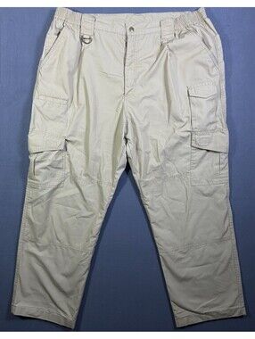 Propper Tan Cargo Tactical Pants Teflon Comfort Waistban Size 44x30 (29) Men’s